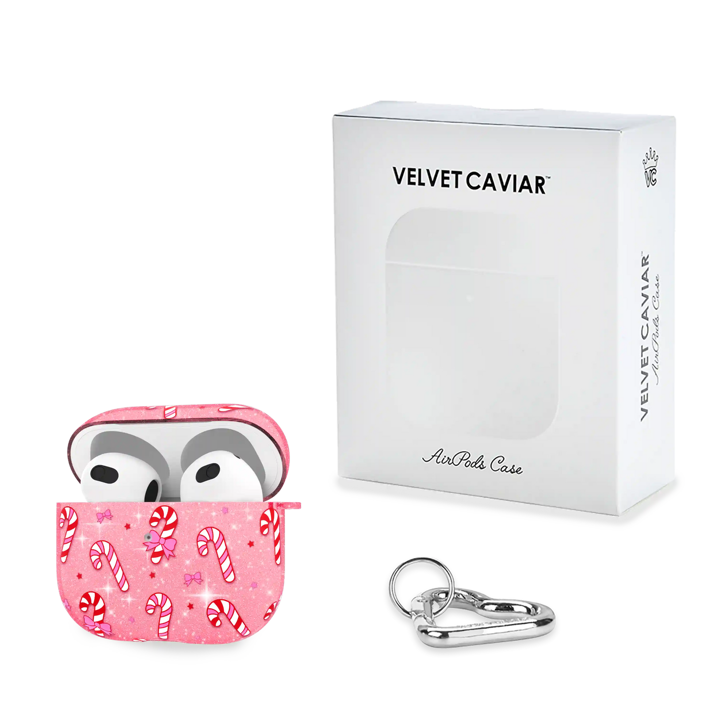 Pink Peppermint Princess AirPod Case