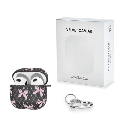 Lacy Pink Bows AirPod Case