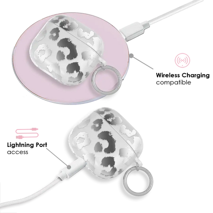 Chrome Leopard AirPod Case