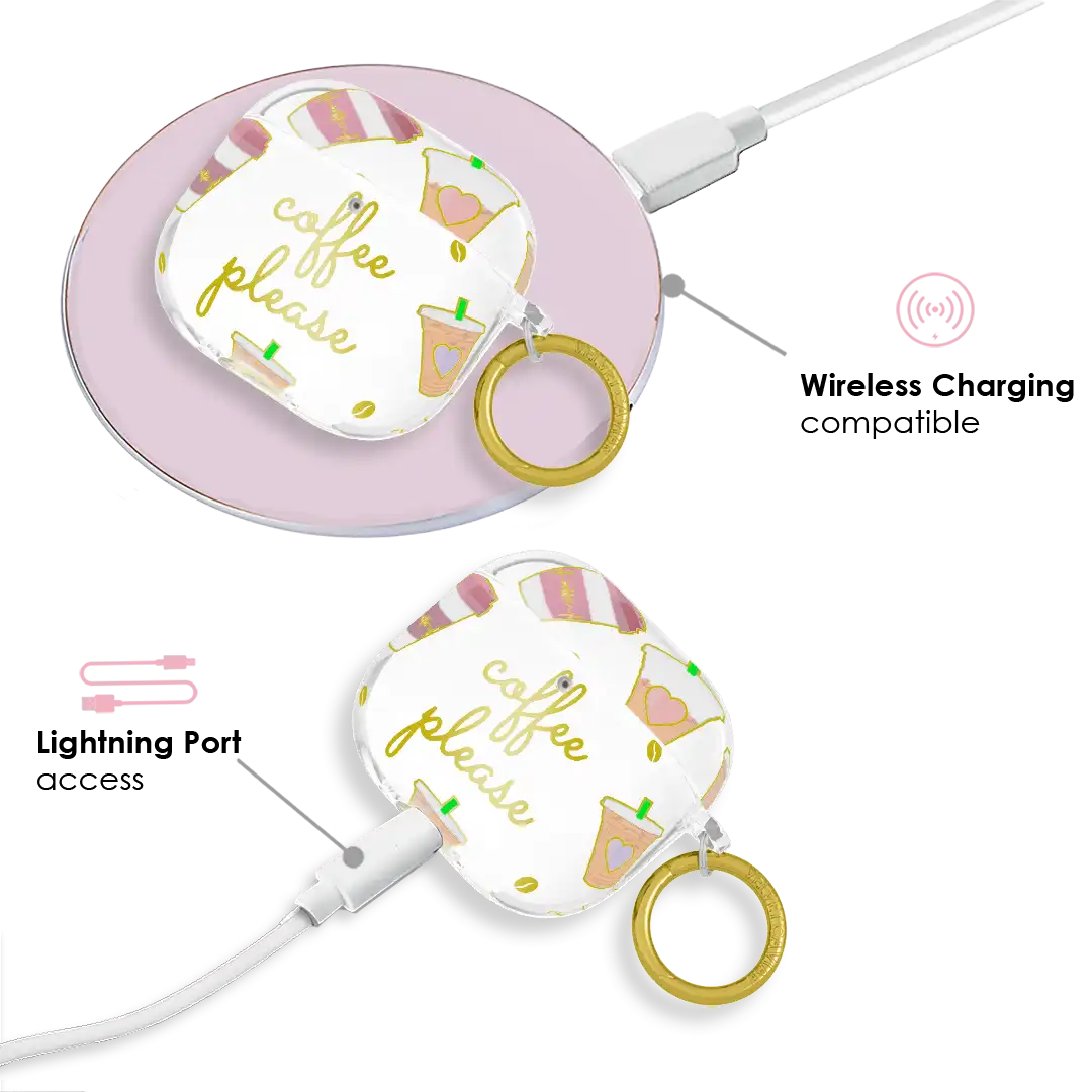 Coffee Airpods Case