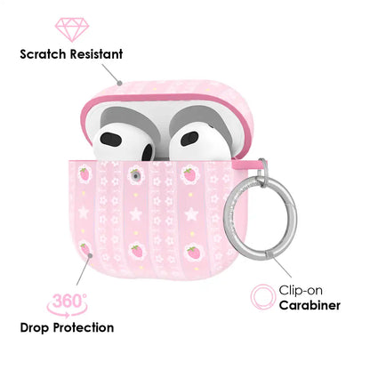 Strawberry Macaron AirPod Case