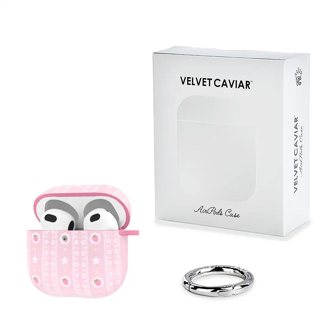Strawberry Macaron AirPod Case