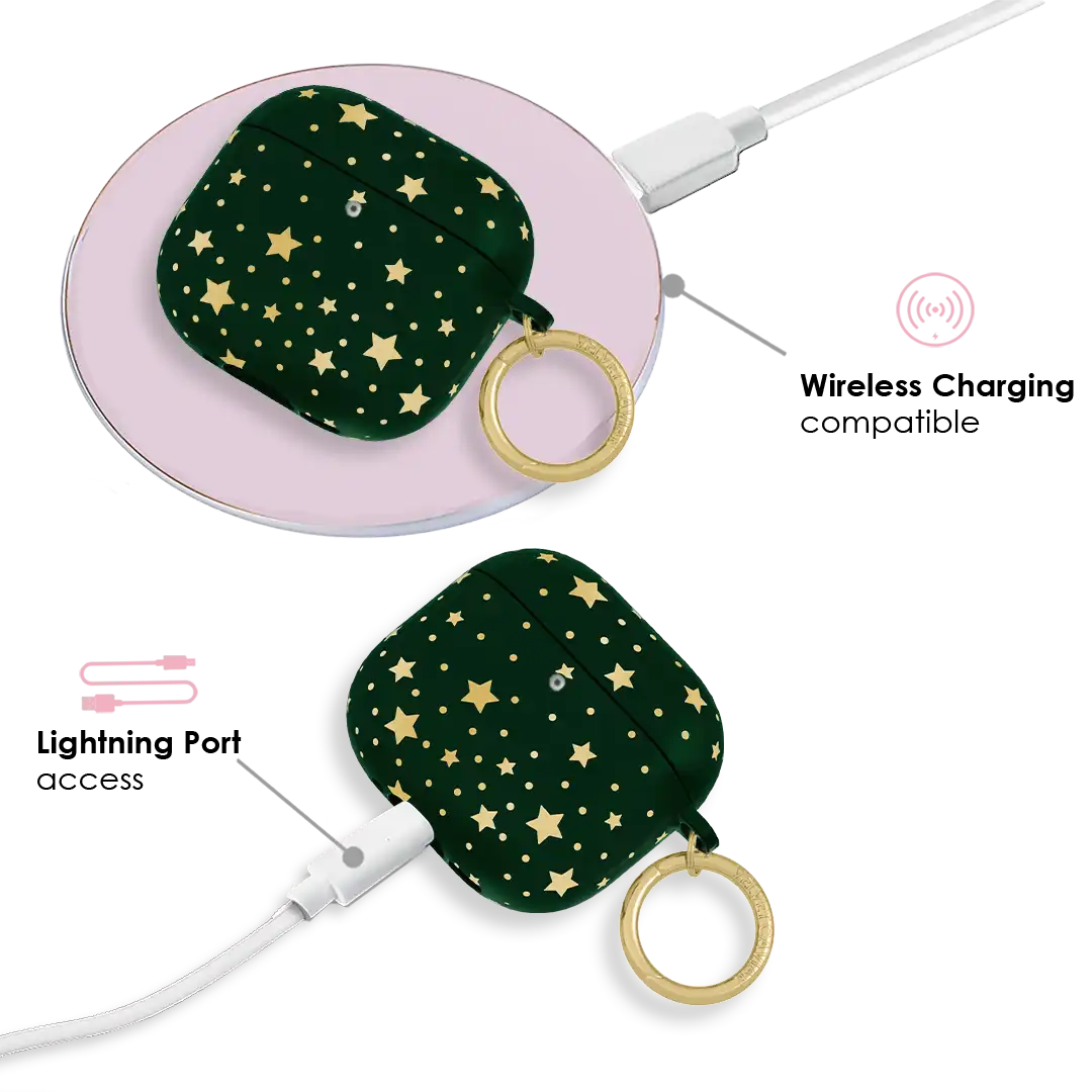 Evergreen Stars AirPod Case