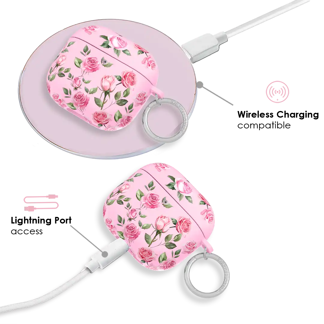 Baby Pink Roses AirPod Case