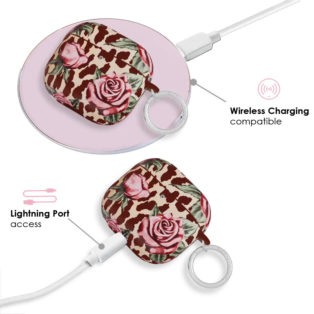Rosy Leopard AirPod Case