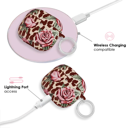Rosy Leopard AirPod Case