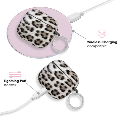Arctic Leopard AirPod Case
