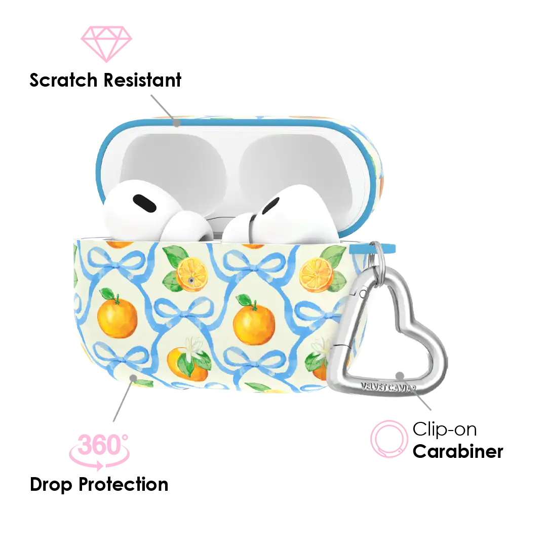Orange Blossom AirPod Case
