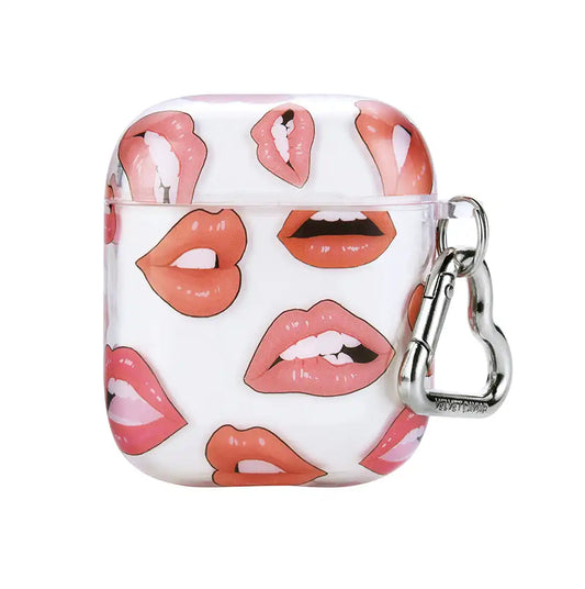 Nude Lips Airpods Case