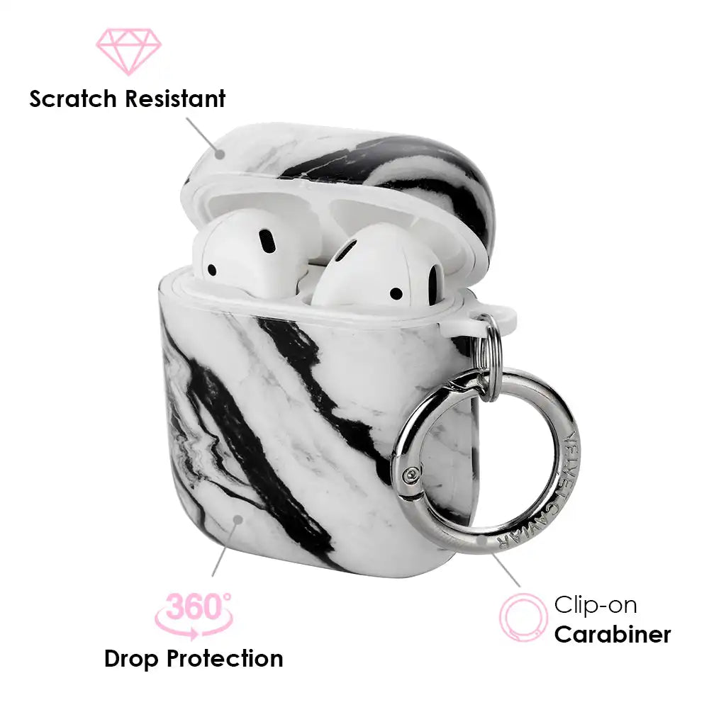 Panda Marble Airpods Case