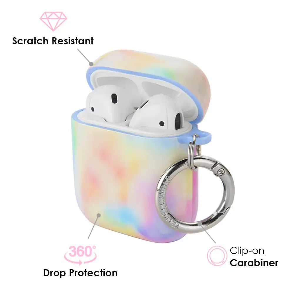 Pastel Tie Dye Airpods Case