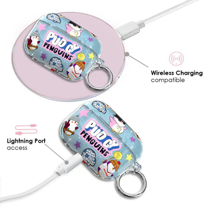 Pudgy Penguins Iceberg Glitter AirPod Case