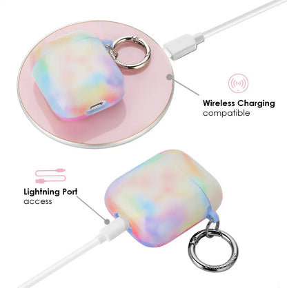 Pastel Tie Dye Airpods Case