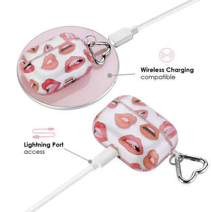 Nude Lips Airpods Case