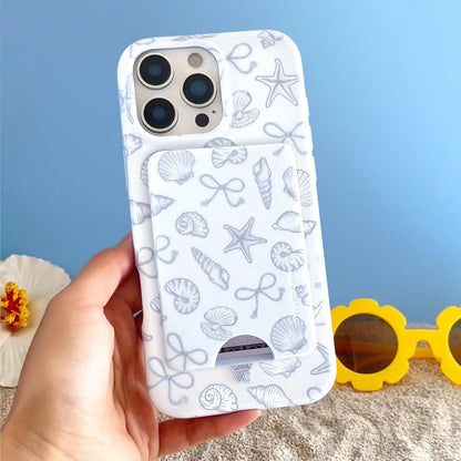 Coastal Seashells MagSafe Wallet