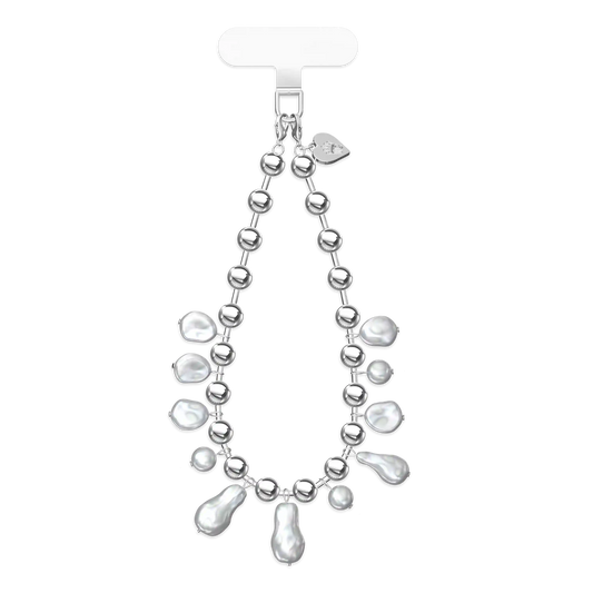 Pearl Drip Chain Phone Charm