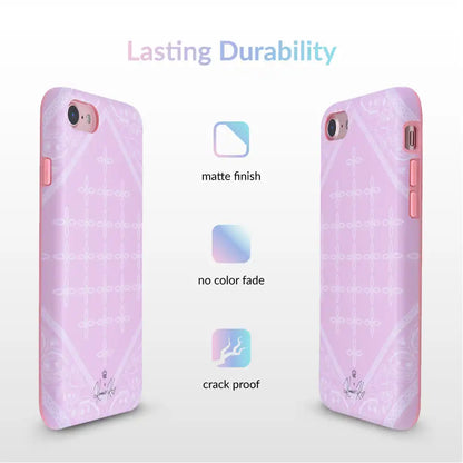 Pink Bandana iPhone Case by Kendall Vertes
