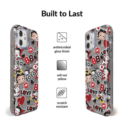 Betty Boop Sassy Glitter iPhone Case
