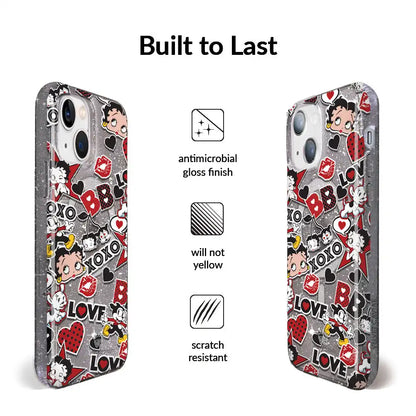 Betty Boop Sassy Glitter iPhone Case