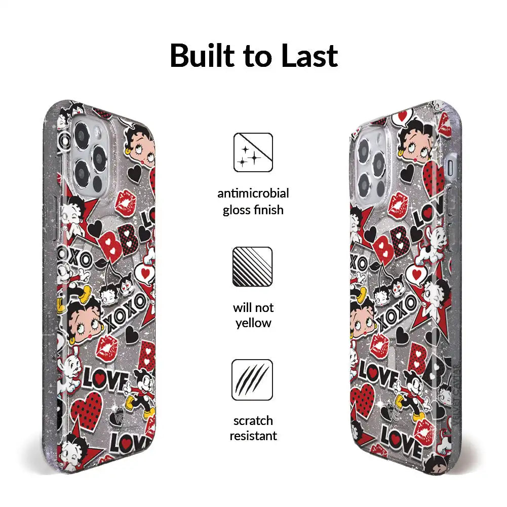 Betty Boop Sassy Glitter iPhone Case