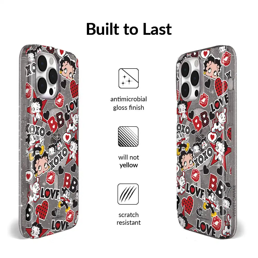 Betty Boop Sassy Glitter iPhone Case