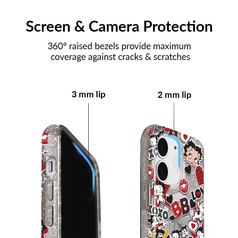 Betty Boop Sassy Glitter iPhone Case