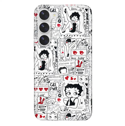 Betty Boop Girl Power Samsung Case