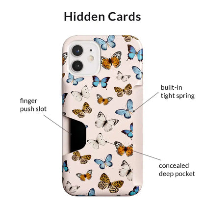 Butterfly iPhone Wallet Case