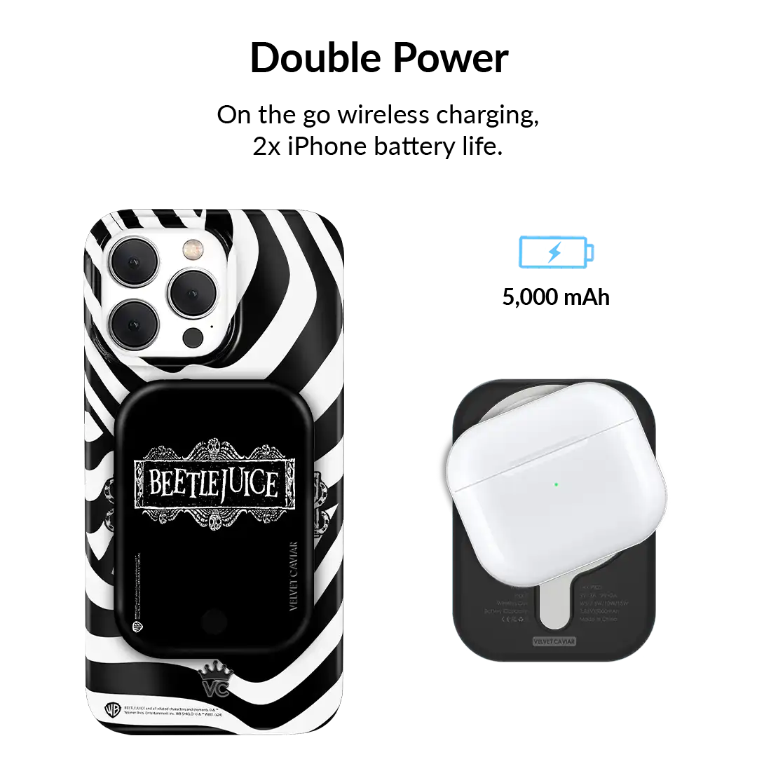Beetlejuice Portable MagSafe Charger Power Pack