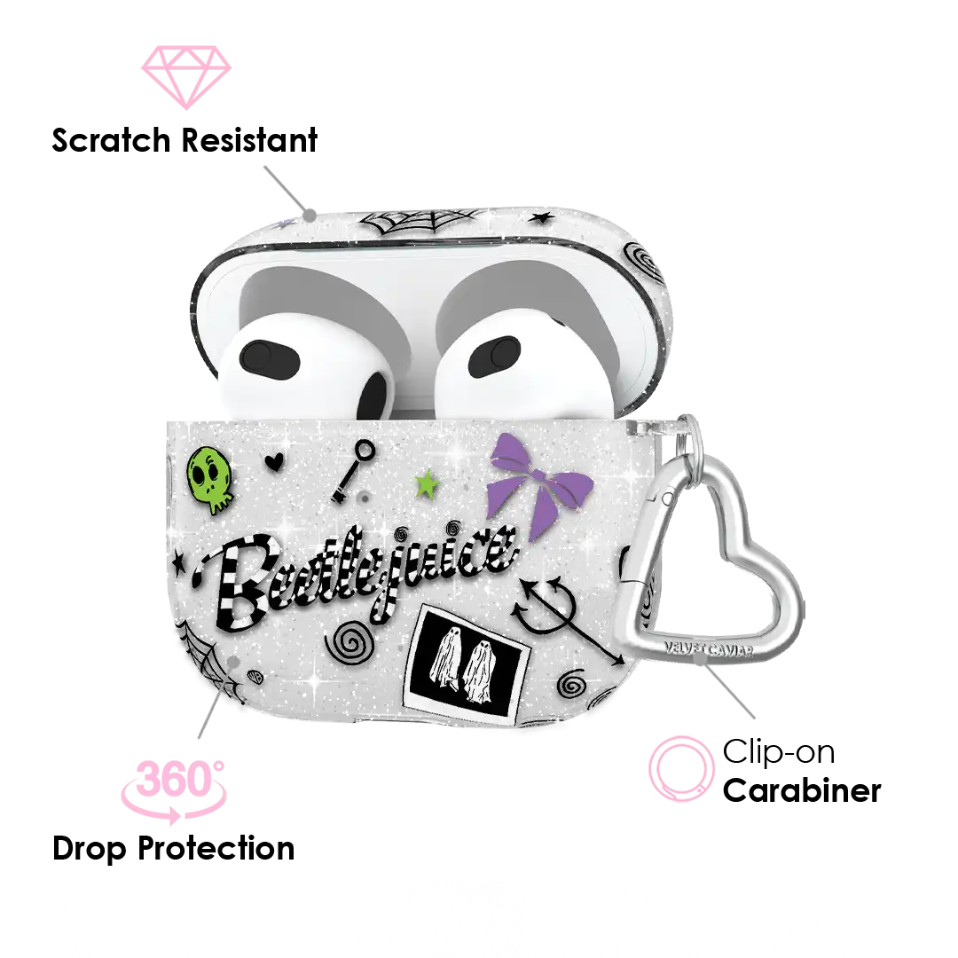 Beetlejuice Ghost with the Most AirPod Case