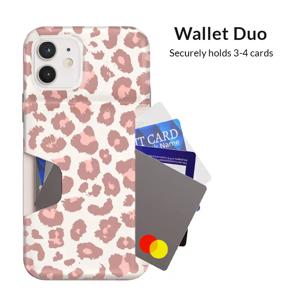 Blush Leopard iPhone Wallet Case