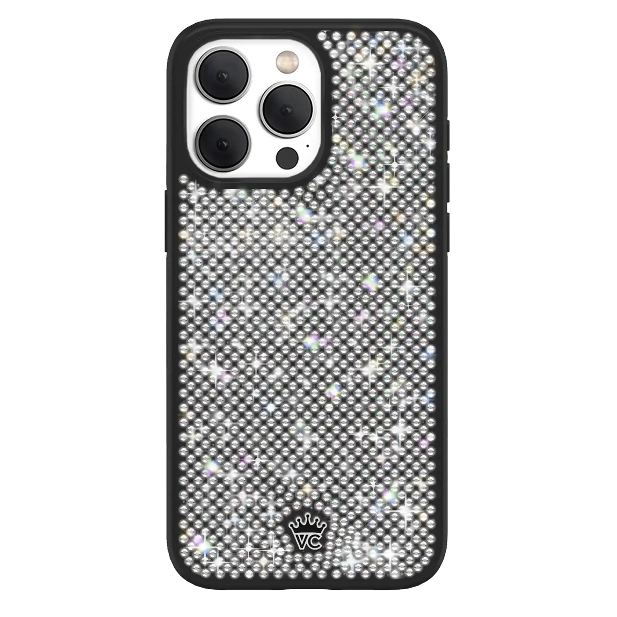 Black Caviar Crystals iPhone Case