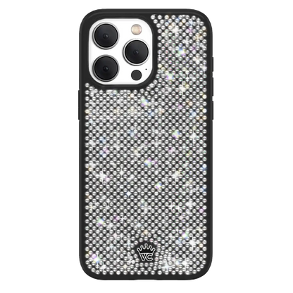 Black Caviar Crystals iPhone Case