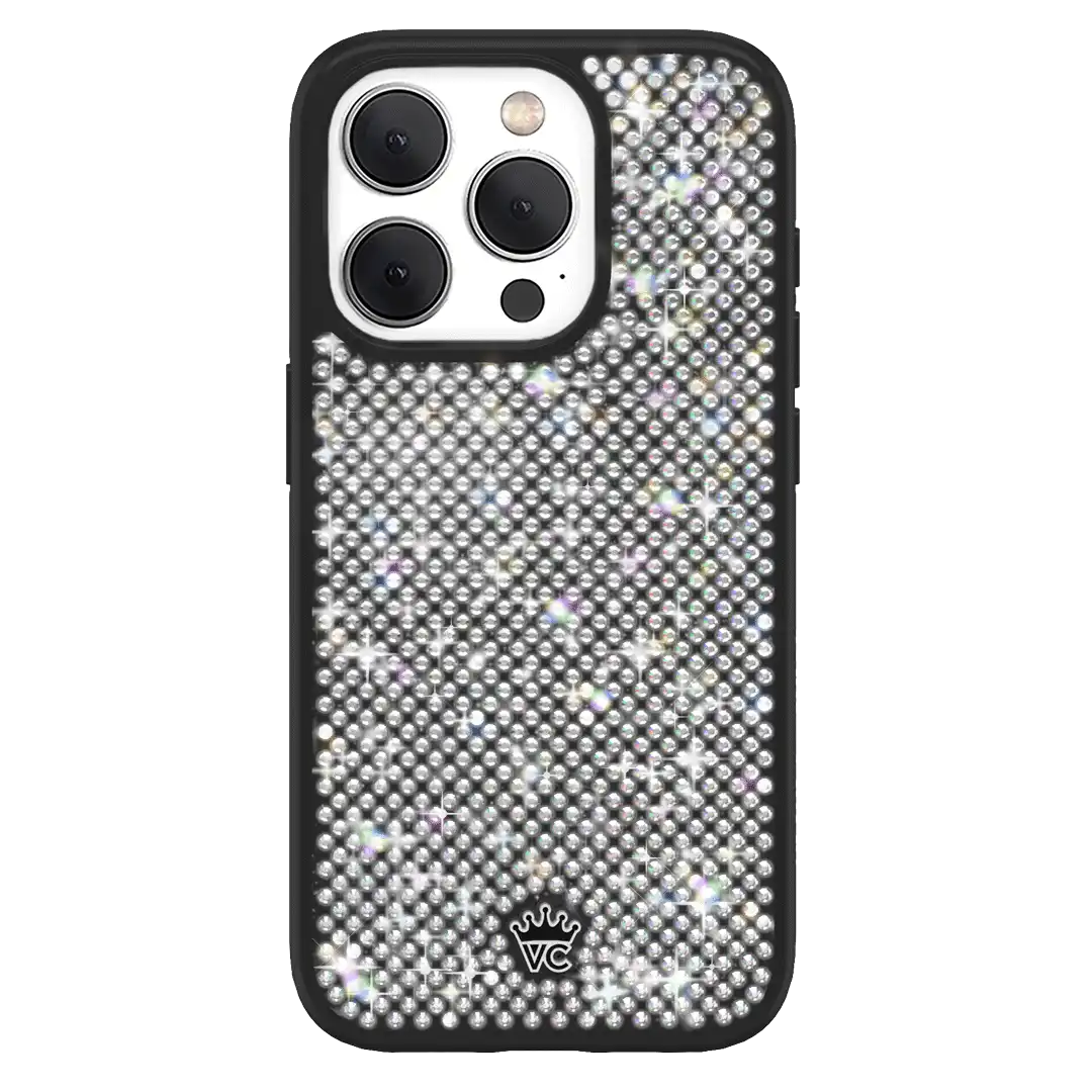 Black Caviar Crystals iPhone Case