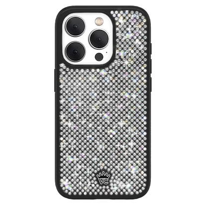 Black Caviar Crystals iPhone Case