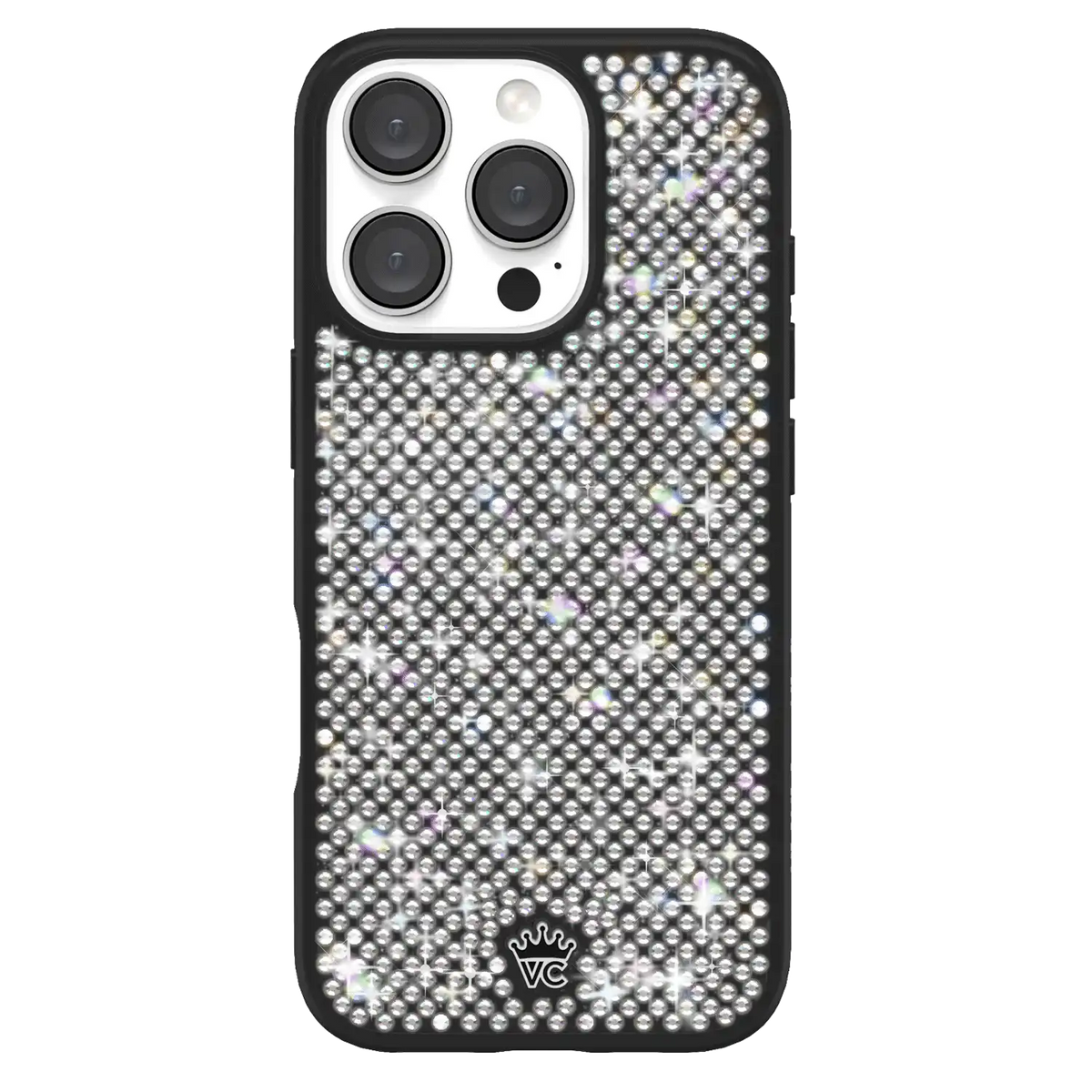 Black Caviar Crystals iPhone Case