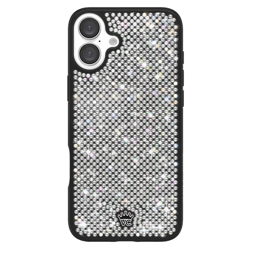 Black Caviar Crystals iPhone Case