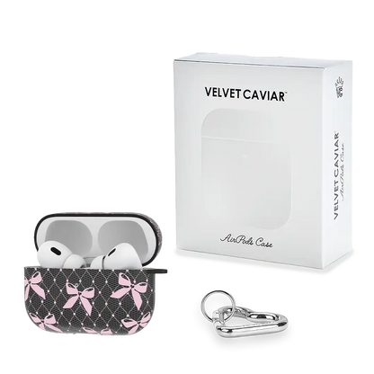 Lacy Pink Bows AirPod Case