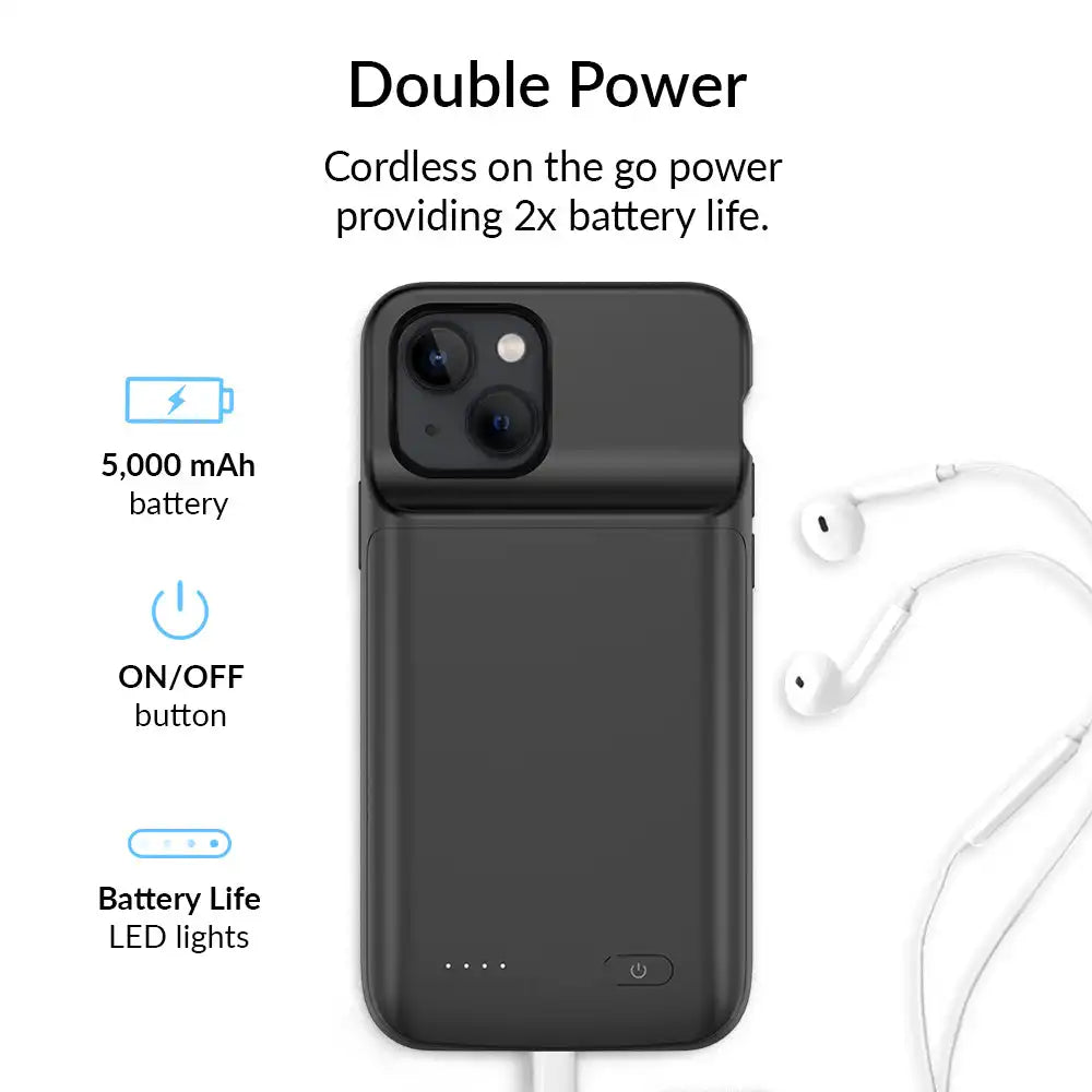 Black iPhone Charging Case