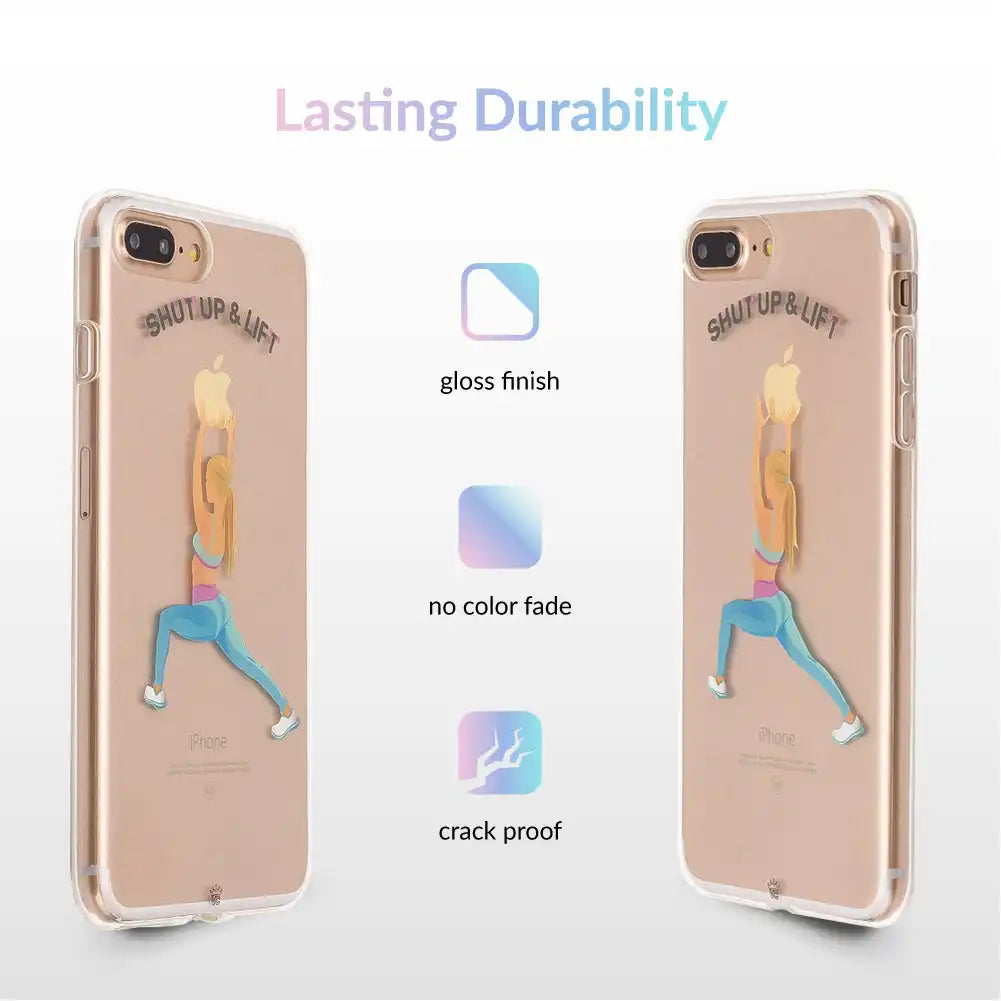 Shut Up & Lift iPhone Case Blonde Hair