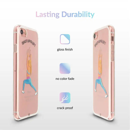 Shut Up & Lift iPhone Case Blonde Hair