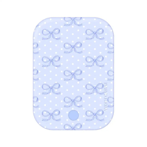 Lovely Blue Bows Portable MagSafe Charger Power Pack
