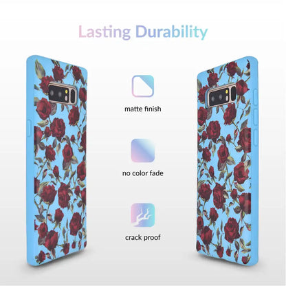 Blue Roses Floral Samsung Galaxy Case