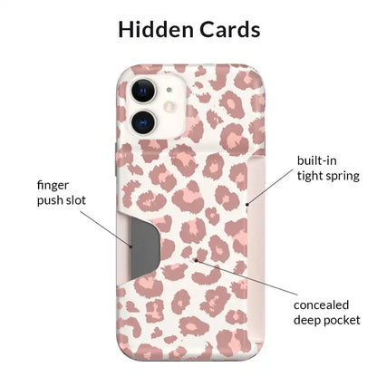Blush Leopard iPhone Wallet Case