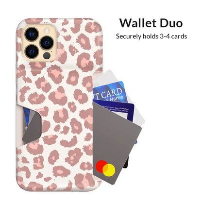Blush Leopard iPhone Wallet Case