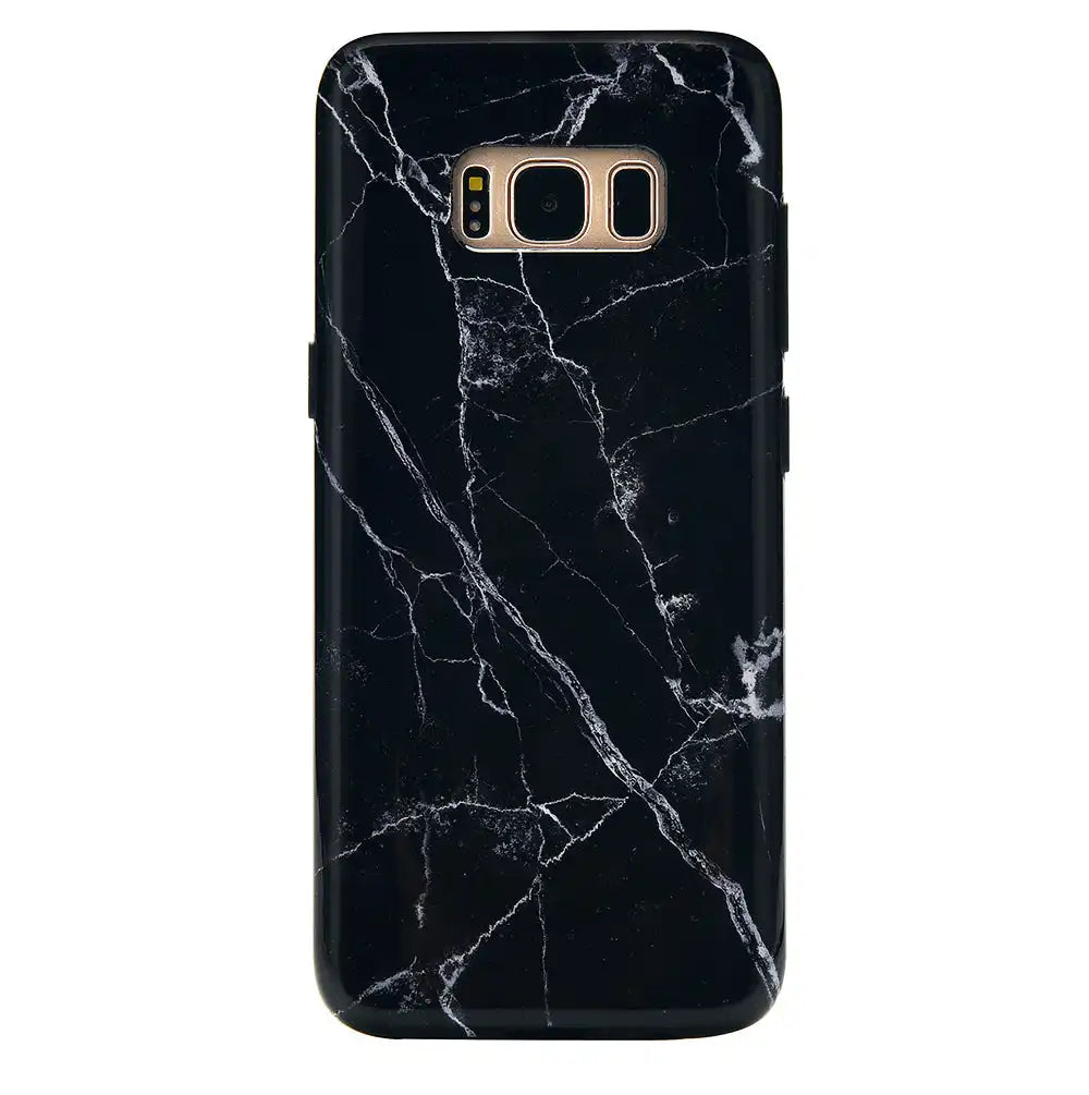 Black Marble Samsung Case