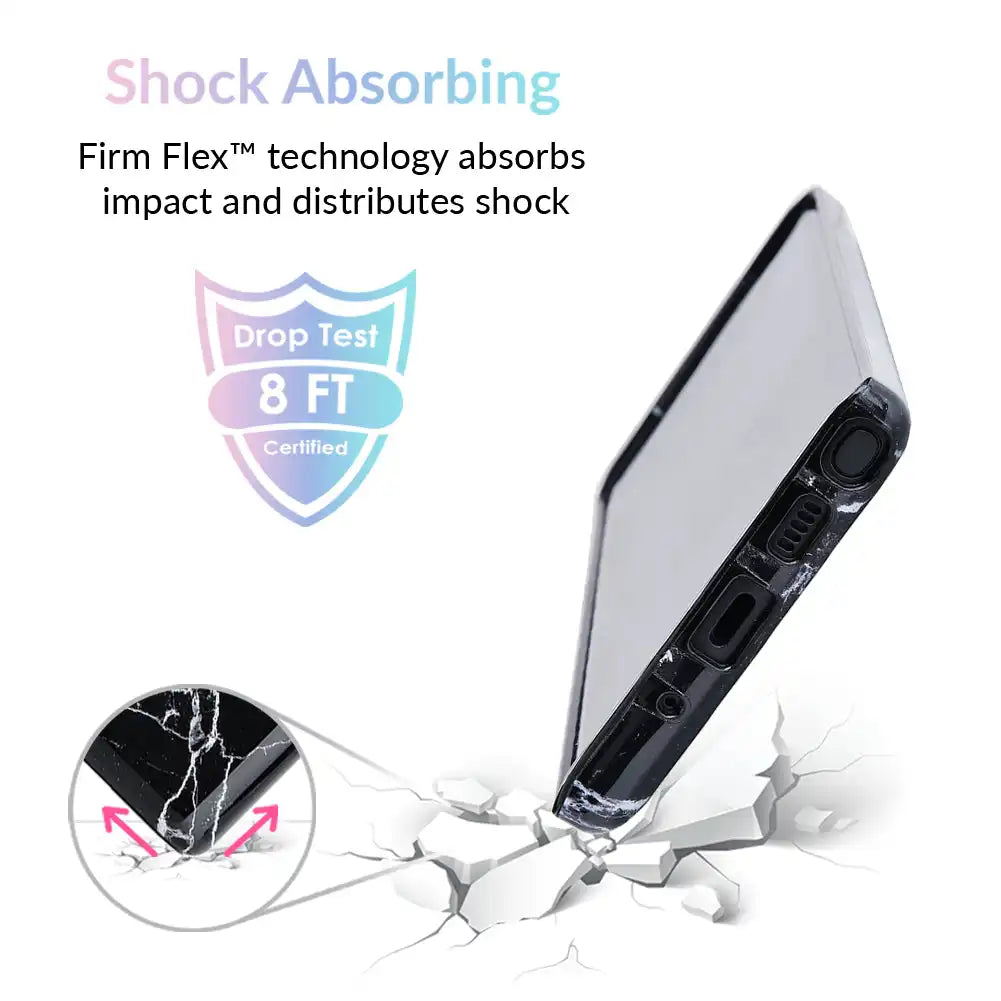 Black Marble Samsung Case