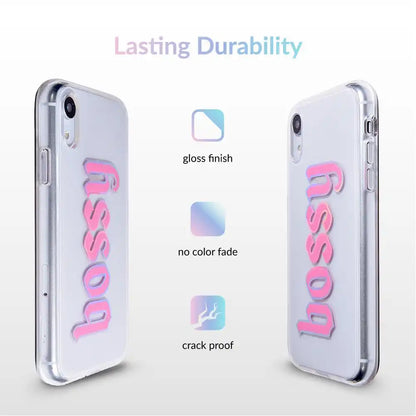 Bossy Clear iPhone Case