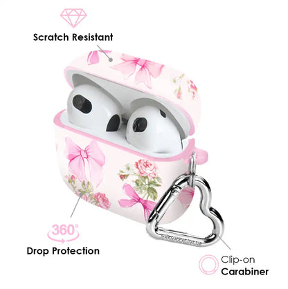 Posie Pink Bow AirPod Case