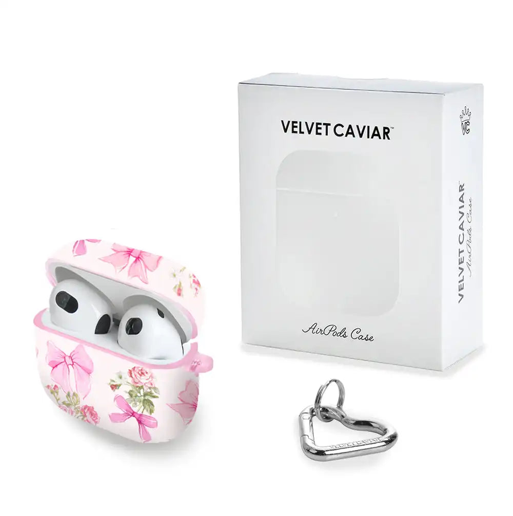 Posie Pink Bow AirPod Case